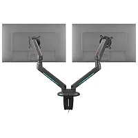 Support pour deux moniteurs de jeu de 21 à 45 po de One For All - Noir