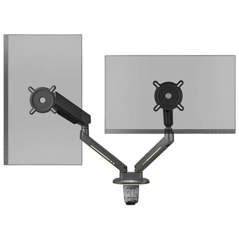 Support pour deux moniteurs de jeu de 21 à 45 po de One For All - Noir