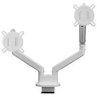 Support solide pour deux moniteurs de 13 à 35 po de One For All - Blanc