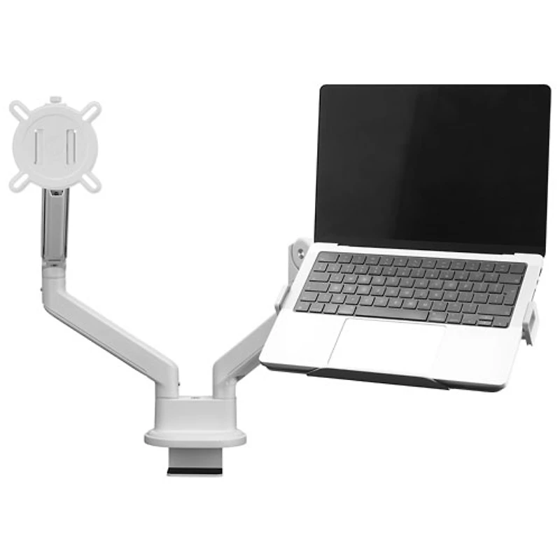 Support solide pour deux moniteurs de 13 à 35 po de One For All - Blanc