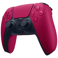 Manette sans fil DualSense de PlayStation 5 pour PS5, PC, Mac et appareils mobiles - Rouge cosmique