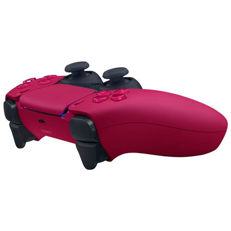 Manette sans fil DualSense de PlayStation 5 pour PS5, PC, Mac et appareils mobiles - Rouge cosmique
