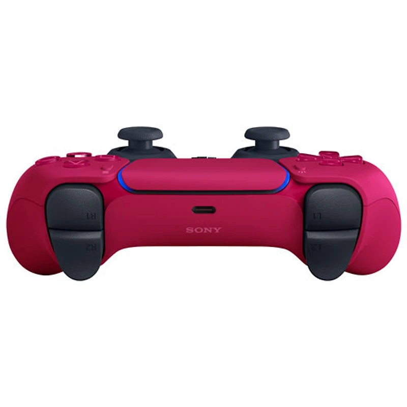Manette sans fil DualSense de PlayStation 5 pour PS5, PC, Mac et appareils mobiles - Rouge cosmique