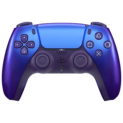 Manette sans fil DualSense de PlayStation 5 pour PS5, PC, Mac et appareils mobiles - Indigo Chroma