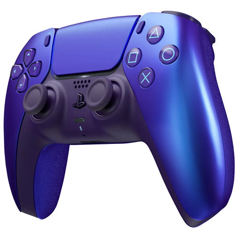 Manette sans fil DualSense de PlayStation 5 pour PS5, PC, Mac et appareils mobiles - Indigo Chroma