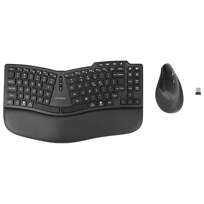 Kensington Pro Fit Ergo KM675 EQ Bluetooth Ergonomic Keyboard & Mouse Combo