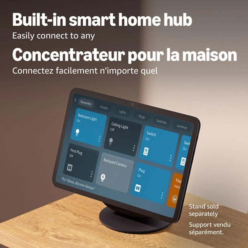 Support ajustable d'Amazon pour Echo Show 8 et 11 d'Amazon (2025) - Graphite