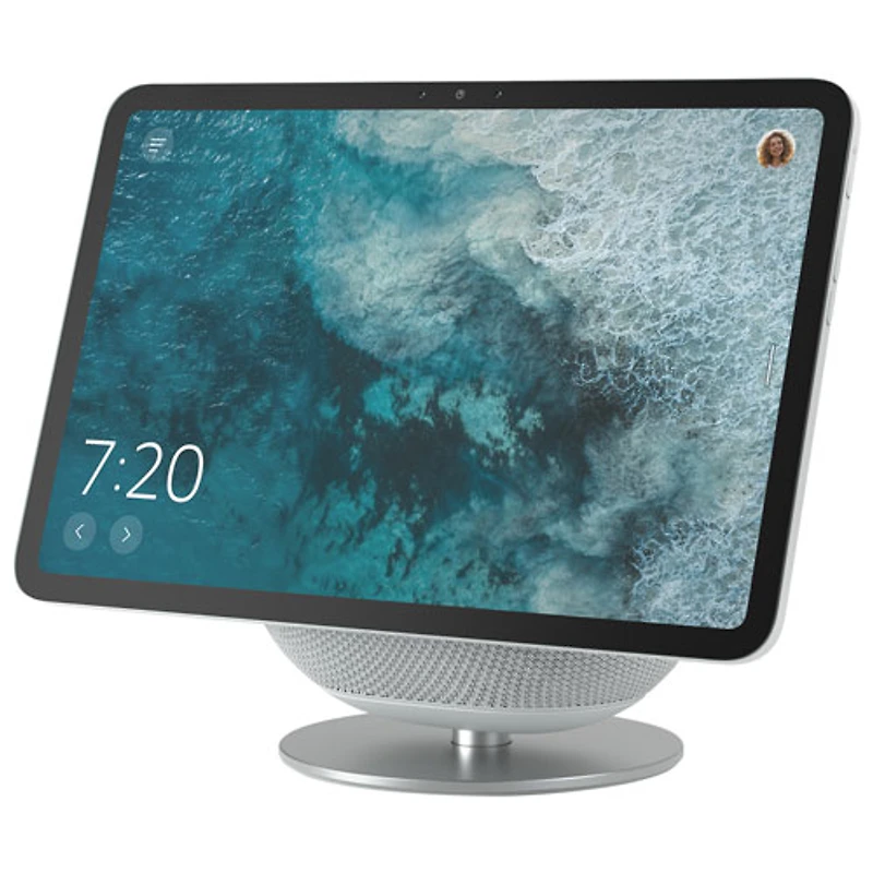 Support ajustable d'Amazon pour Echo Show 8 et 11 d'Amazon (2025) - Blanc glacier