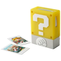 Fujifilm Iinstax mini Link 3 Smartphone printer with "? Block" Design Silicone Case - Clay White