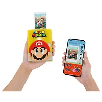 Fujifilm Iinstax mini Link 3 Smartphone printer with "? Block" Design Silicone Case - Clay White