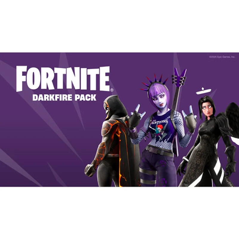 The Fortnite – Darkfire & Ice Bundle with 10+ cosmetics & 1000 V-Bucks (Xbox Series X / Xbox One)
