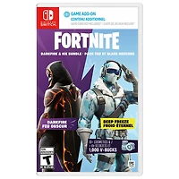 The Fortnite – Darkfire & Ice Bundle with 10+ cosmetics & 1000 V-Bucks (Switch