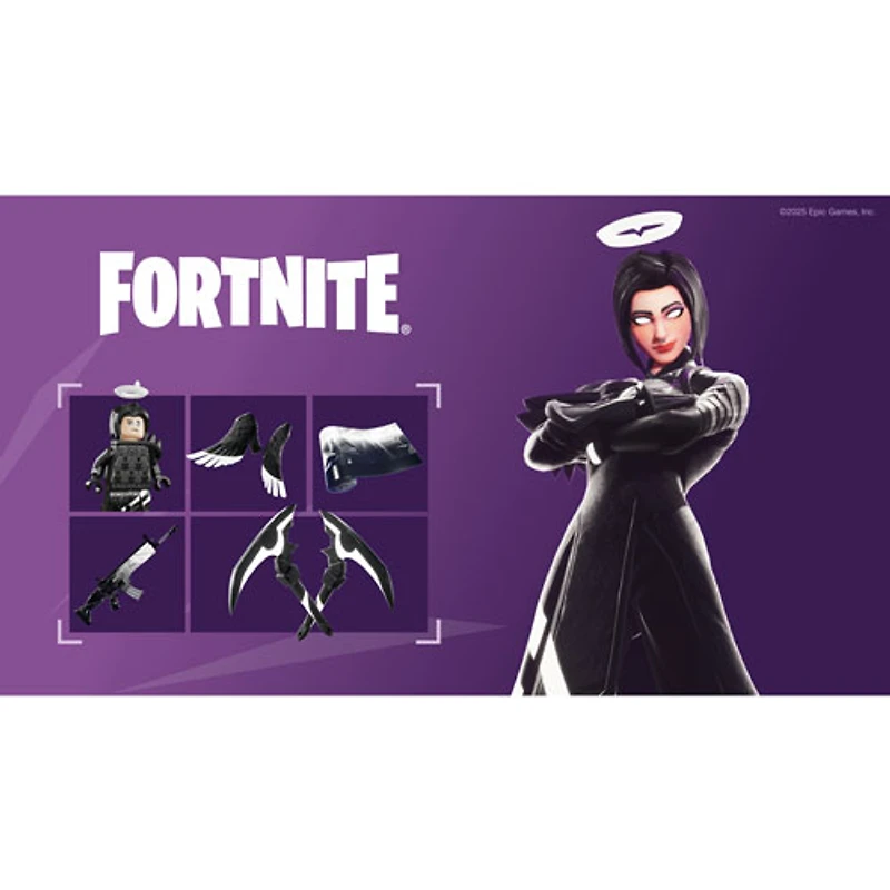The Fortnite – Darkfire & Ice Bundle with 10+ cosmetics & 1000 V-Bucks (Switch