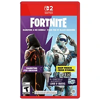 The Fortnite – Darkfire & Ice Bundle with 10+ cosmetics & 1000 V-Bucks (Switch 2)