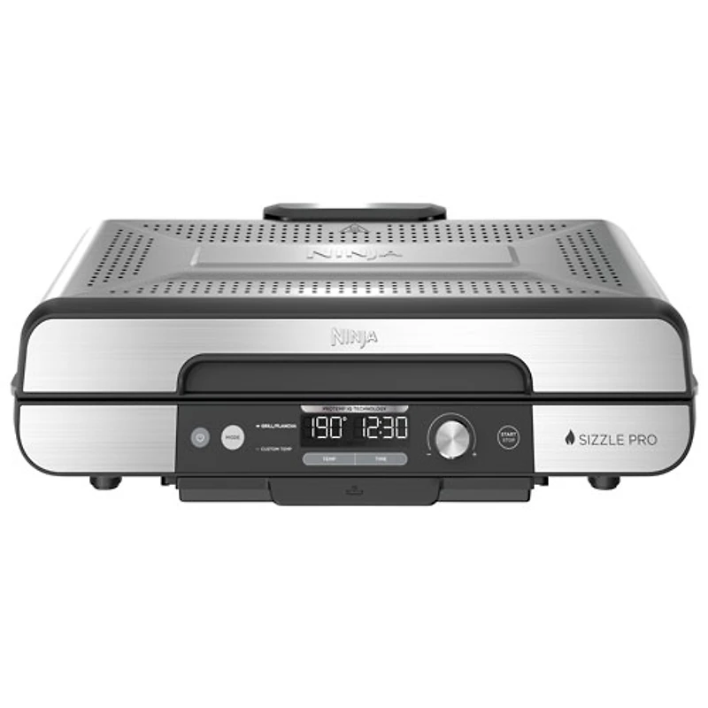 Ninja Sizzle Pro XL 20" Indoor Grill - Black/Stainless Steel