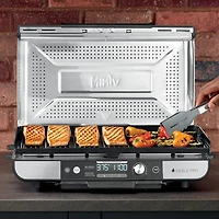 Ninja Sizzle Pro XL 20" Indoor Grill - Black/Stainless Steel