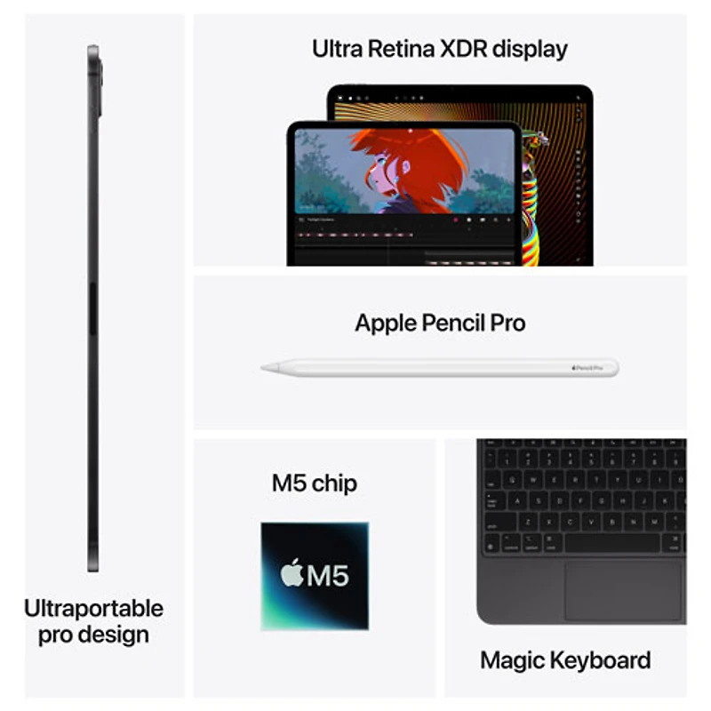Apple iPad Pro M5 11" 256GB with Wi-Fi (6th Generation) - Silver