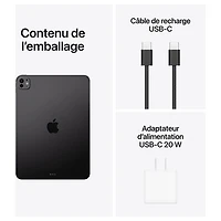 iPad Pro M5 11 po 512 Go avec Wi-Fi d'Apple (6e génération) - Noir infini