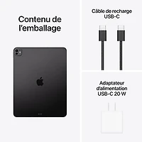 iPad Pro M5 13 po 512 Go avec Wi-Fi et 5G d'Apple (8e génération) - Noir infini