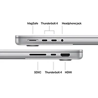 Apple MacBook Pro 14" (Fall 2025) - Silver (Apple M5 / 16GB RAM / 512GB SSD) - French