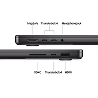 MacBook Pro de 14 po d'Apple (automne 2025) - Noir infini (M5 d'Apple/RAM 24 Go/SSD 1 To) - Français