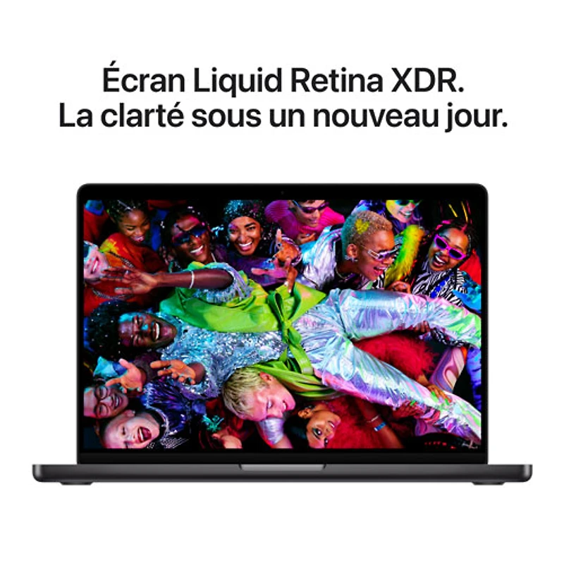 MacBook Pro de 14 po d'Apple (automne 2025) - Noir infini (M5 d'Apple/RAM 24 Go/SSD 1 To) - Français
