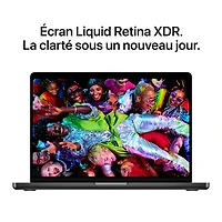 MacBook Pro de 14 po d'Apple (automne 2025) - Noir infini (M5 d'Apple/RAM 24 Go/SSD 1 To) - Français