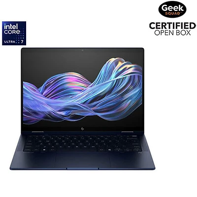 Open Box - HP EliteBook X Flip G1i 14" Touchscreen Laptop - Atmospheric Blue (Intel Core Ultra 7/32GB RAM/512GB SSD)