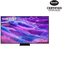 Boîte ouverte - Téléviseur intelligent Tizen HDR Neo QLED UHD 4K de 65 po série QN80F de Samsung (QN65QN80FAFXZC) - 2025