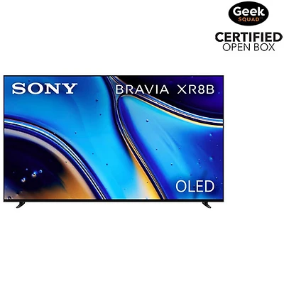 Boîte ouverte - Téléviseur intelligent Google DELO HDR UHD 4K XR8B Series Bravia de 55 po de Sony (K55XR8B) - Argenté foncé - Exclusivité Best Buy