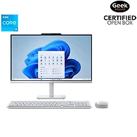 Open Box - Lenovo All-in-One Desktop 23.8" FHD - Cloud Grey - Intel Core i3-N305, 16GB Memory, 512GB SSD, Win 11