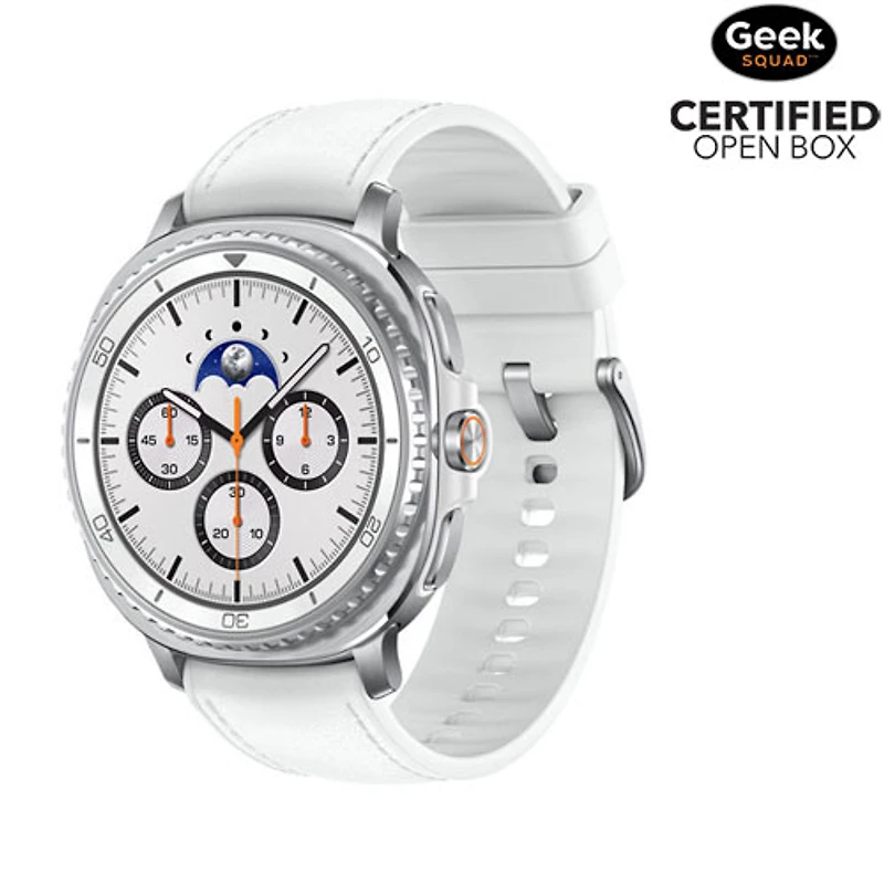 Boîte ouverte - Montre intelligente LTE Galaxy Watch8 Classic de 46 mm de Samsung - Blanc