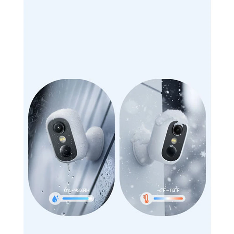 eufy eufyCam C35 Wire-Free 1080p Full HD Indoor/Outdoor Security Camera with Solar Panel - 2 Pack