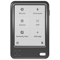 Ledger Nano 2.8" Crypto Hardware Wallet Bluetooth with Ledger Live App - Black