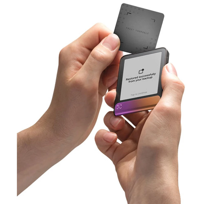 Ledger Flex 2.84" E-Ink Crypto Hardware Wallet USB-C/Bluetooth with Recovery Key - Crimson Magenta