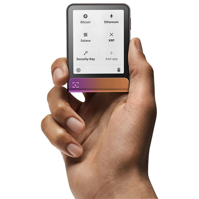 Ledger Flex 2.84" E-Ink Crypto Hardware Wallet USB-C/Bluetooth with Recovery Key - Crimson Magenta