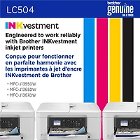 Cartouche d'encre noire de Brother (LC504BKS)