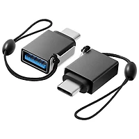 Best Buy Essentials USB-C Male to USB Female Adapter (BE-ADAPT2USBCB-C) - 2 Pack - Only at Best Buy