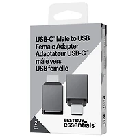 Best Buy Essentials USB-C Male to USB Female Adapter (BE-ADAPT2USBCB-C) - 2 Pack - Only at Best Buy