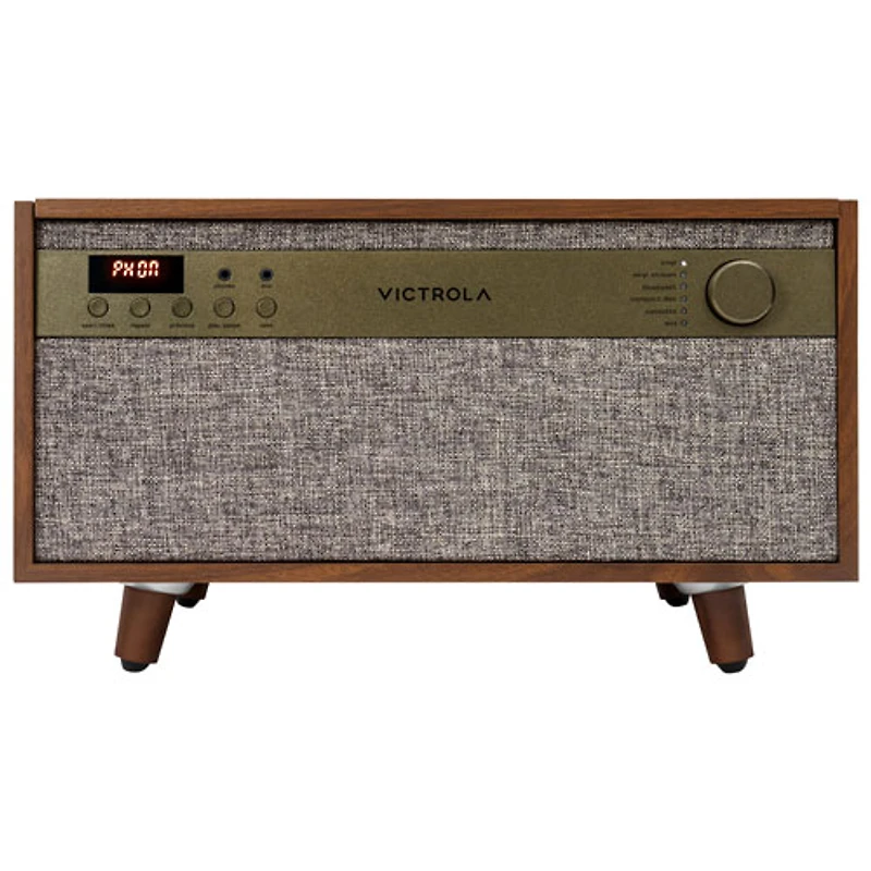 Victrola Century 6-in-1 Belt Drive Turntable & Music Center - Walnut