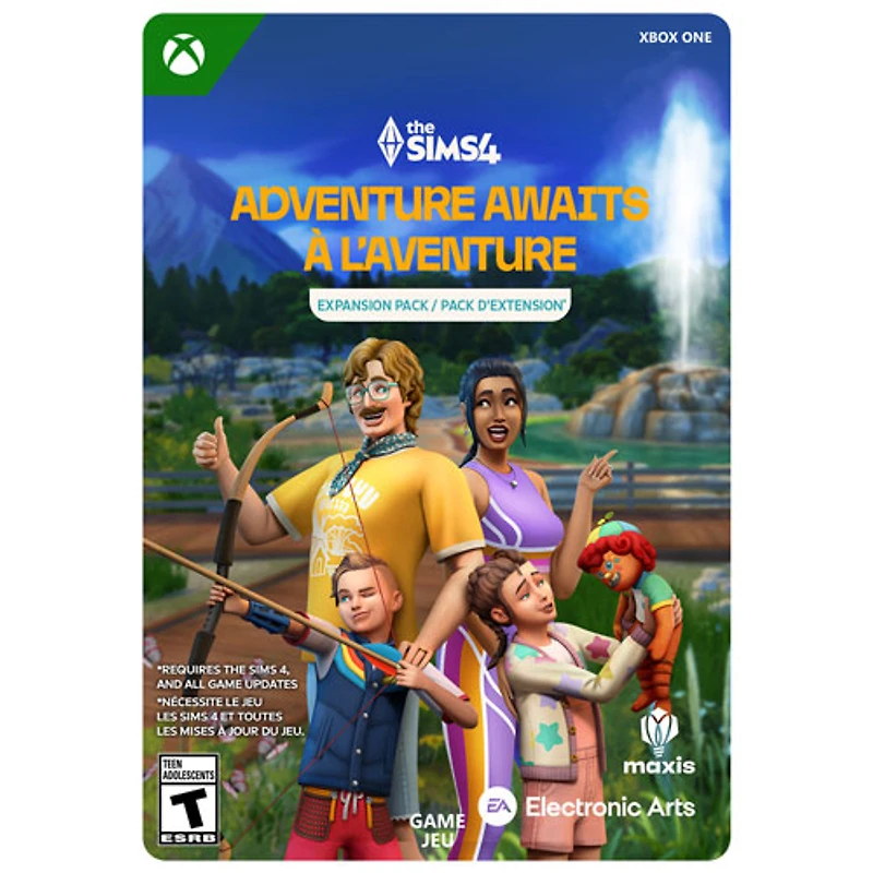 The Sims 4 Adventure Awaits Expansion Pack (Xbox One