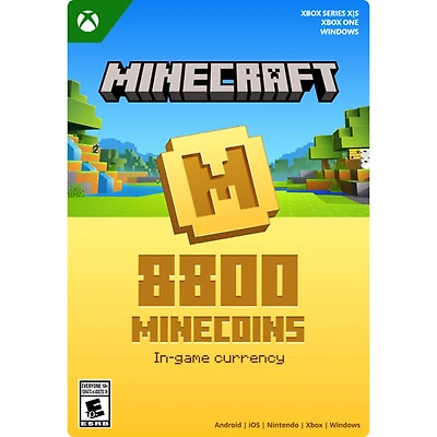 Minecraft: 8800 Minecoins (Xbox Series X|S / Xbox One / Windows) - Digital Download