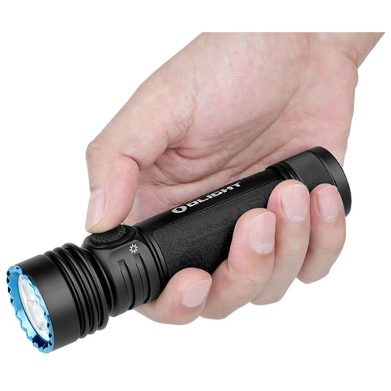 Olight Seeker 4 Pro Flashlight - 4600 Lumens - Black