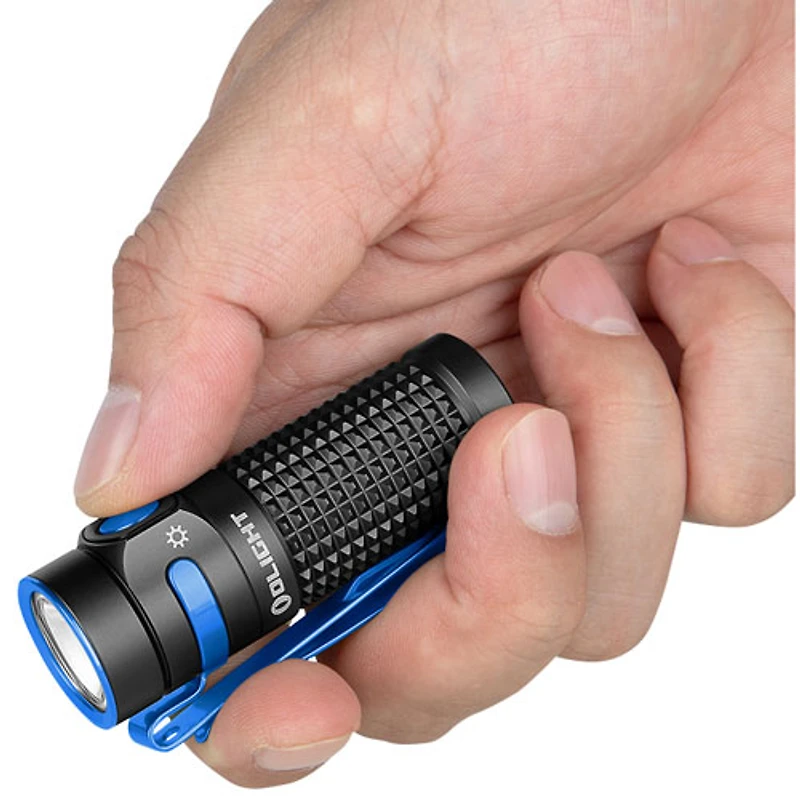 Olight Baton 4 Flashlight: Premium Edition - 1300 Lumens - Black
