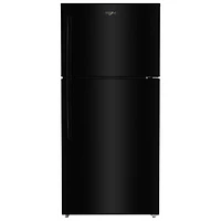 Réfrigérateur à congélateur supérieur 19,3 pi³ 30 po de Whirlpool (WRTX7419SB) - Noir