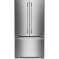 KitchenAid 36" 29.2 Cu. Ft. French Door Refrigerator w/ Water Dispenser (KRFF136SPS) - PrintShield Stainless