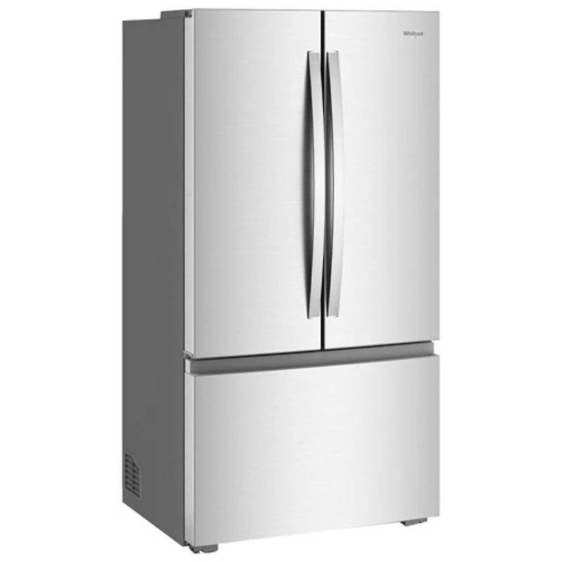 Whirlpool 36" 24.3 Cu Ft French Door Refrigerator w/ Water Dispenser (WRFC3036RZ) - Fingerprint-Resistant Stainless