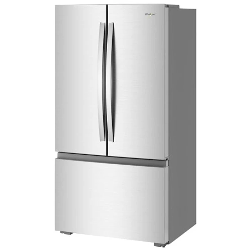 Whirlpool 36" 24.3 Cu Ft French Door Refrigerator w/ Water Dispenser (WRFC3036RZ) - Fingerprint-Resistant Stainless