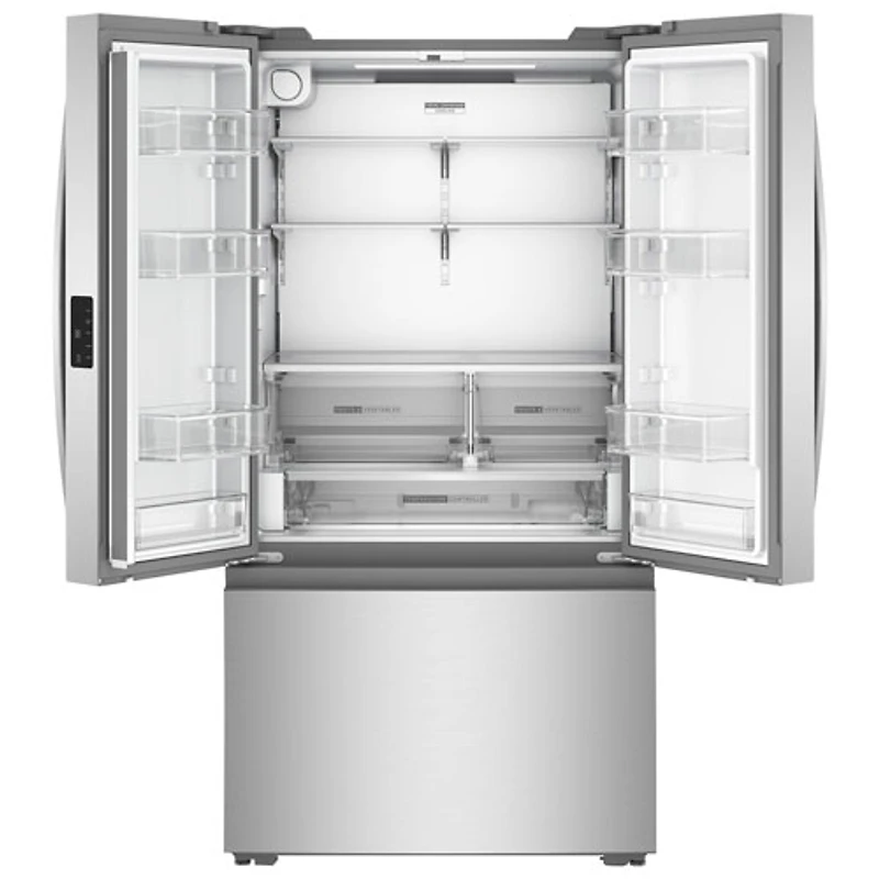 Whirlpool 36" 24.3 Cu Ft French Door Refrigerator w/ Water Dispenser (WRFC3036RZ) - Fingerprint-Resistant Stainless
