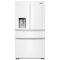 Réfrigérateur deux portes 28,9 pi³ 36 po, distributeur glaçons/eau de Whirlpool (WRMF3536SW) - Blanc